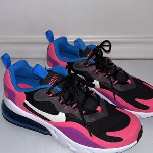 Nike Kids Sneakers in Pink, Black, and Blue